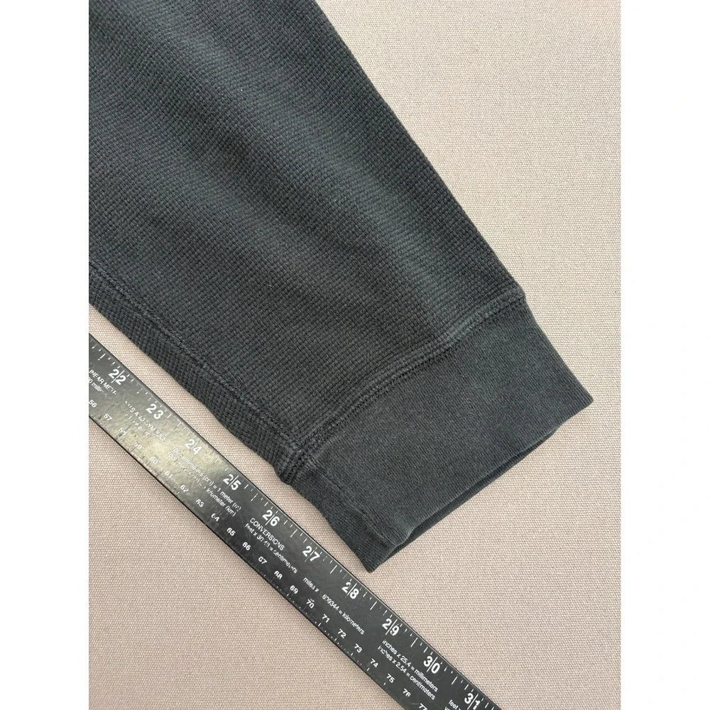 Polo Ralph Lauren Mens Black Waffle Knit Jogger Pants Thermal Lounge Large L